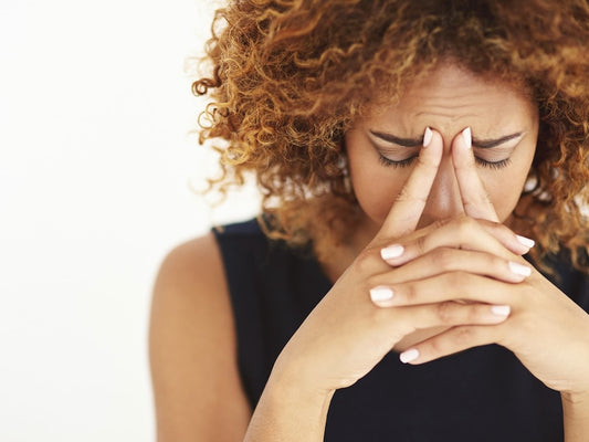 anxious woman